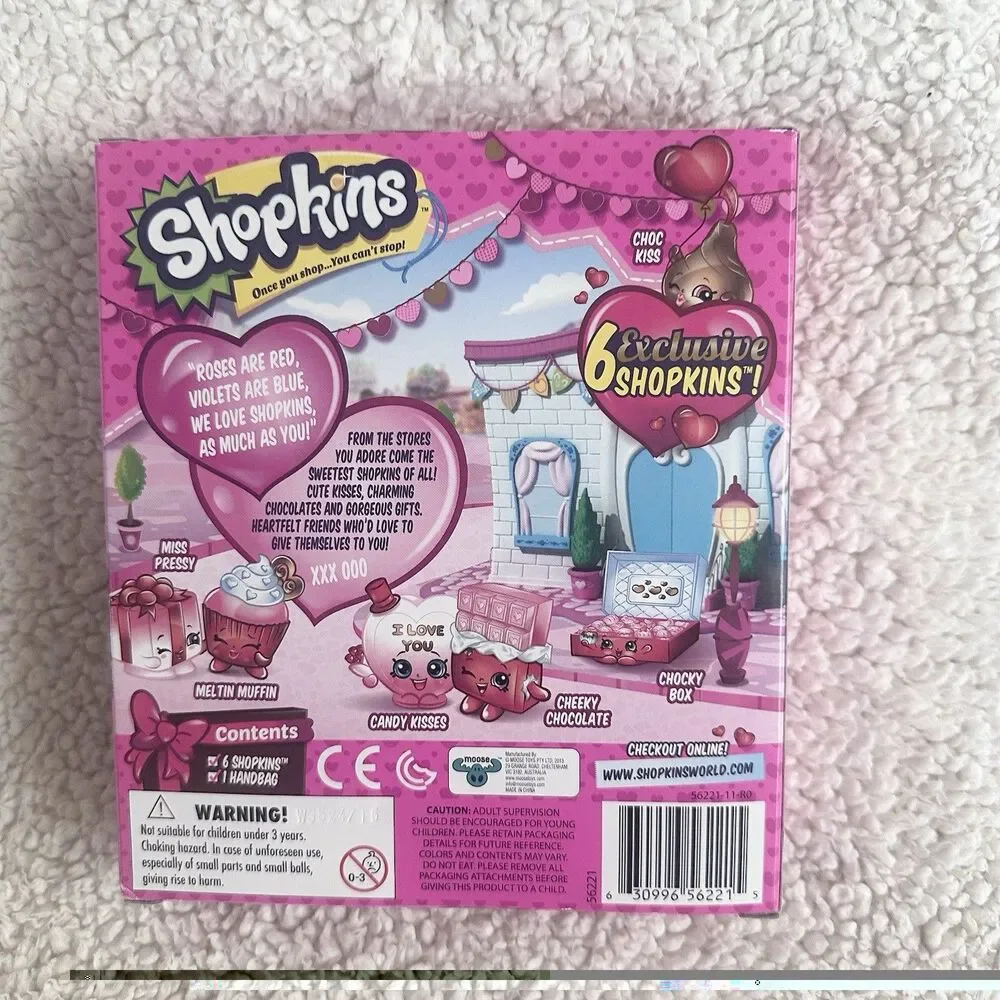 NEW Shopkins Sweet Heart Collection Exclusive Pink Valentine’s Day 2016